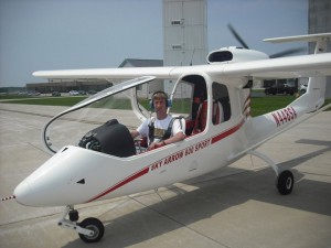 Kevin Crombie just after first solo