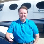 Randy Green with Cessna 421